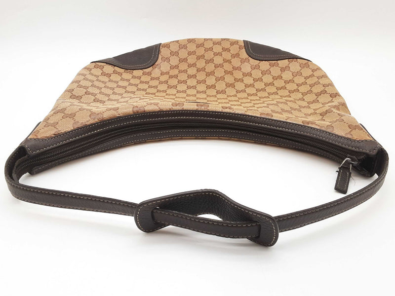 Gucci Princey Tan Gg Crystal Coated Canvas Hobo Bag Do1125orxde