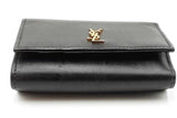 Yves Saint Laurent Mini Black Leather Crossbody Wallet Eb0326oxzdu