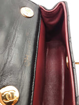 Chanel Mini Quilted Black Leather Crossbody Bag Eb0526lorxde