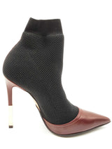 Balmain Black Red Ankle Sock Heels Size Eu/it 36.5 Do0525lxzde
