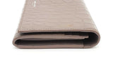 Yves Saint Laurent Grey Crocodile Embossed Leather Flap Wallet Eb0526lpxsa