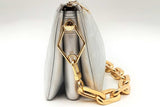 Louis Vuitton Embossed Monogram Puffy Silver Coussin Bb Shoulder Bag Eb1224lxxzsa