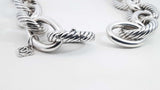 David Yurman Cable Chain Necklace In Sterling Silver 111.4g 18 Inch Fw0126irxdu