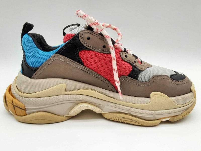 Balenciaga triple s blue and red hotsell