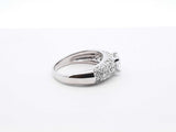 2.13 Cttw Diamond & 14k Gold Cluster Ring 5.7 Grams Size 7.25 Fw0925lprxdu
