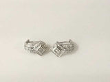 2.86 Cttw Diamond Earrings 18k White Gold 9.5 Grams Mk0626czrmia