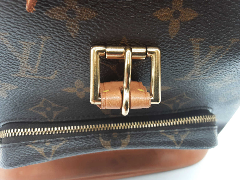 Louis Vuitton Montsouris Mm Monogram Canvas Backpack Sd0925pzxde