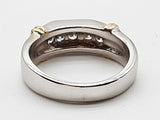0.35 Cttw Natural Diamonds 14k Two Tone Gold 12.1g Ring Size 10.25 Do0526exzde