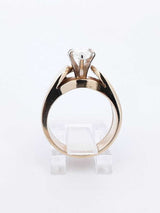 1.0 Ctw Marquise-cut Diamond & 14k Yellow Gold Engagement Set 11 Gram Size 5. 25