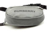 Burberry Cannon Charcoal Grey Nylon Econyl Belt Bag Eb0924crdu