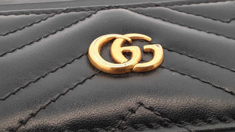 Gucci Gg Marmont Leather Card Holder Sd0625lzxdu