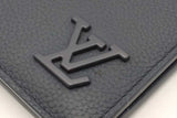 Louis Vuitton Dark Blue Leather Multiple Wallet Eb1026oxzsa