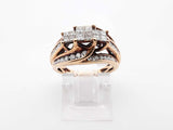 1.78 Cttw Diamond & 10k Yellow Gold Ring 5 Grams Size 4.5 Fw1124wrxdu