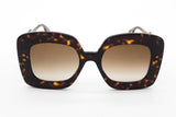 Bottega Veneta Bv0237s Sunglasses In Havana Eb1026ixde