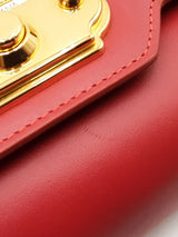 Dolce & Gabbana Welcome Shoulder Bag In Red Leather Fw0725lcrdu