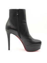 Christian Louboutin Bianca Ankle Boots In Black Leather Size Eu 36 Fw1225lordu
