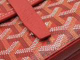 Goyard Belvedere 2 Messenger Bag In Red Goyardine Coated Canvas Fw1225loxzdu