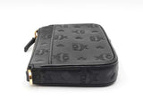 Mcm Aren Mini Crossbody Pouch In Black Monogram Embossed Leather Fw1125crdu