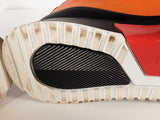 Louis Vuitton Orange & Black Zig Zag Sneakers Size 10us Sd0925oorde