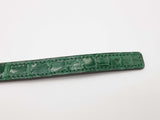 Hermes 13mm Shiny Vert Emerald Green Crocodile Leather Belt Do0126oxzxde