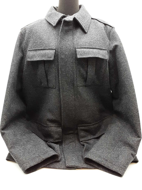 Prada Dark Gray Wool Jacket Size 54 Do0825orxde
