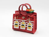 Mini Boutique Bag Charm In Red Fw0825edu