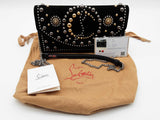 Christian Louboutin Loubi54 Embellished Black Suede Crossbody Bag Do0825pzxde