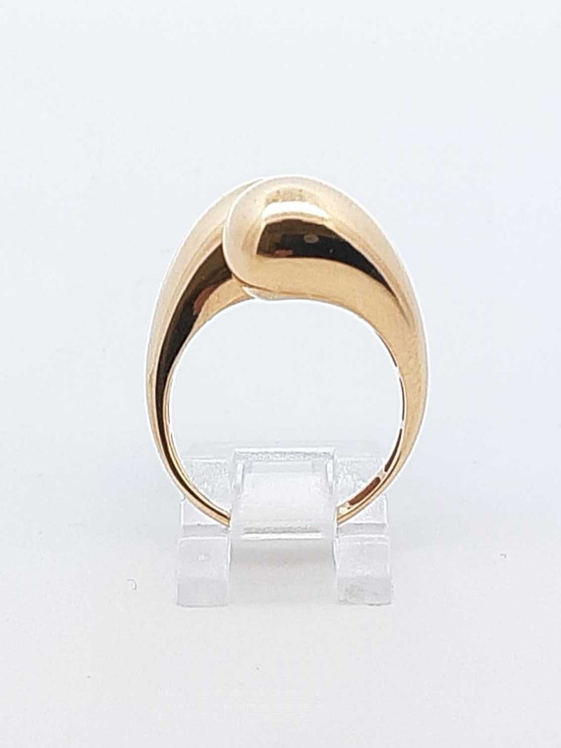 18k Yellow Gold Double Drop Wrap Ring 3.7 Grams Size 7 Fw0625oordu