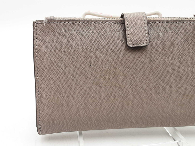 Michael Kors Jet Set Travel Double Zipper Wallet Grey Aa06lxsa