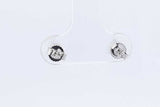 0.50ctw Lab Grown Diamond Stud Earrings In 14k White Gold 0.6 Grams Eb0325lwodu