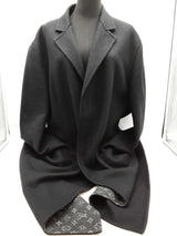 Louis Vuitton Black Cashmere Wool Trench Coat Size 54 Do0425lwxzde