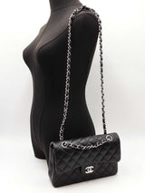 Chanel Classic Mini Double Flap Bag In Diamond-quilted Lambskin Fw0826olxzdu