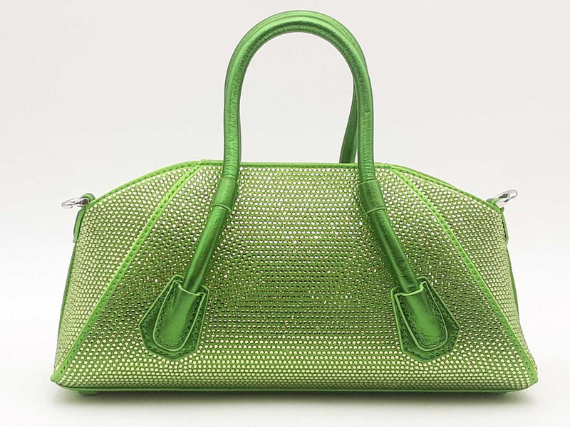 Givenchy Mini Antigona Stretch Green Handbag Aa0825rzxsa