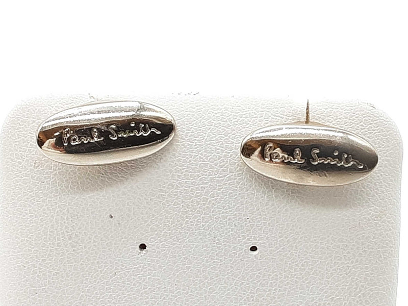 Paul Smith Blue Glass Gemstone Shape Metal Cuff Links Do1025rxde