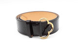 Louis Vuitton Monogram Vernis Patent Leather Belt With Fleur Buckle Eb1224lrxdu