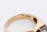 1.24cttw Diamond Ring In 14k Yellow Gold 5.8 Grams Size 5 Eb0826ssxsa