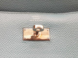 Hermes Kelly Teal Blue Epsom Wallet Do0826lxzxde