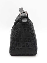 Fendi Baguette Bag In Zucchino Logo Canvas Fw0225orzdu