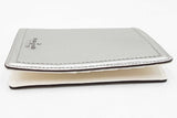Kate Spade Silver Metallic Leather Passport Holder Wallet Eb1025lrdu