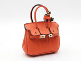 Mini Exquisite Bag Charm In Orange Fw0825idu