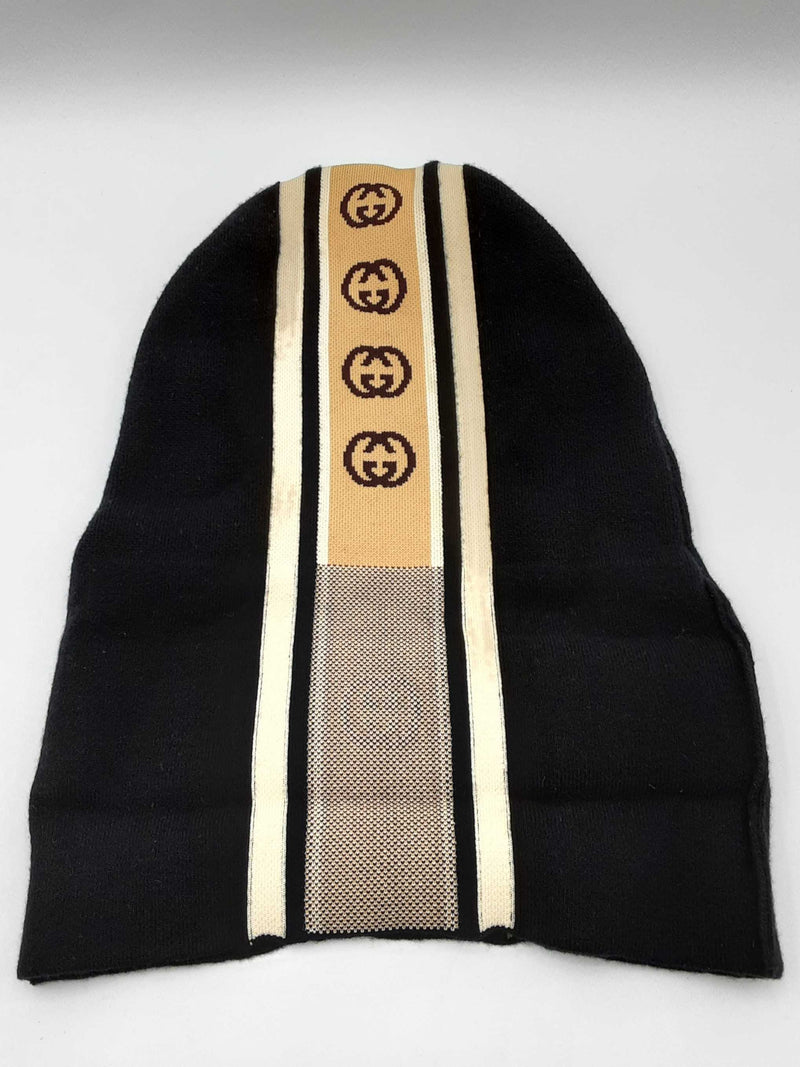 Gucci Interlocking G Stripe Beanie Size Small Eb0924lxzdu