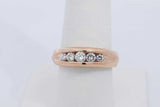 0.26cttw Diamond Ring In 14k Yellow Gold 7.6 Grams Size 7.5 Eb0326sxzdu