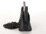 Alexander Mcqueen Micro The Peak Crystal Leather Clutch Bag Sd1225wzxde