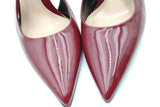 Gucci Signoria Burgundy Patent Leather Slingback Pumps Size 40 Eb0926oxzsa
