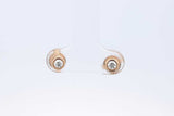 Tiffany & Co. Elsa Peretti Diamond By The Yard 18k Gold Stud Earrings Eb526exzde