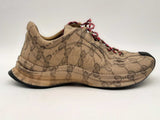 Gucci Run Beige Ebony Mongram Shoes Size 11 Aa1125lrzsa