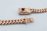 10k Rose Gold Diamond Cuban Link Necklace 55.6 Grams 20 Inch Eb0726oxxzsa