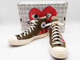 Converse X Comme Des Garcons Chuck Multi Hearts Green Shoes Us 9 M Do0825wrde