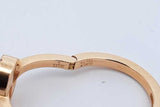 Gucci Diamond Interlocking G 18k Yellow Gold Hoop Earrings 5.6 Grams Eb326lxxzde