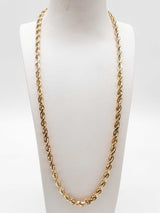 10k Yellow Gold 56.1g Rope Chain 24 In Do0125lexzde